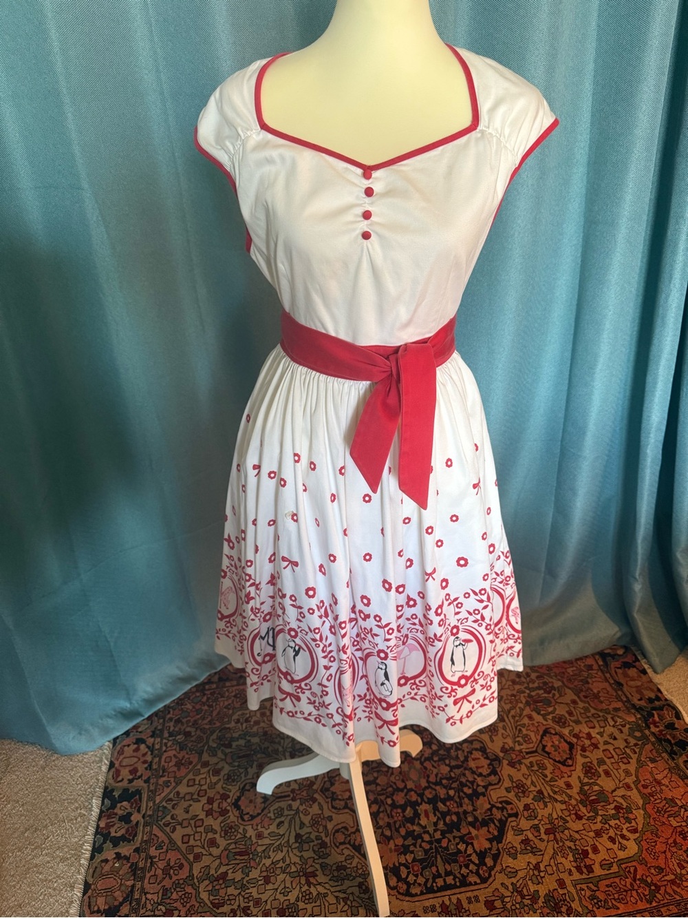 Disney Dress Shop collectible cotton Mary Poppins Retro Fit & Flare